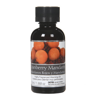 Hosley Cranberry Mandarin Highly Scented Fragrance Warming Oils, Box of 5, 55 ml 1.86oz ea. Ideal Gift for Weddings, spa, Reiki, Meditation, Bathroom Settings W1