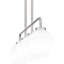 Sirkka 4-Light Brushed Nickel Island Light-17866225