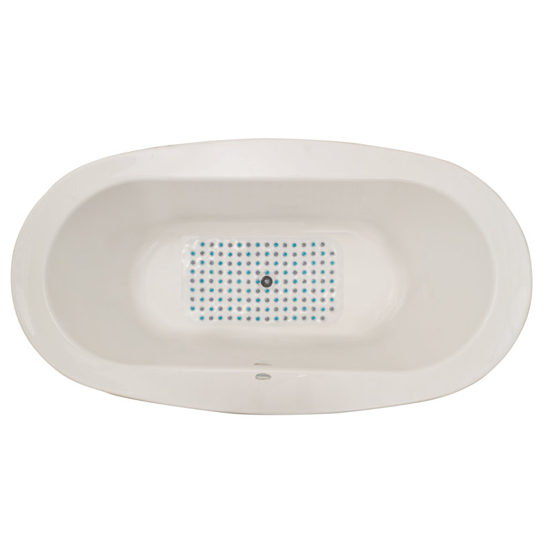 Tapis de douche multi-points antidérapant en plastique / vinyle