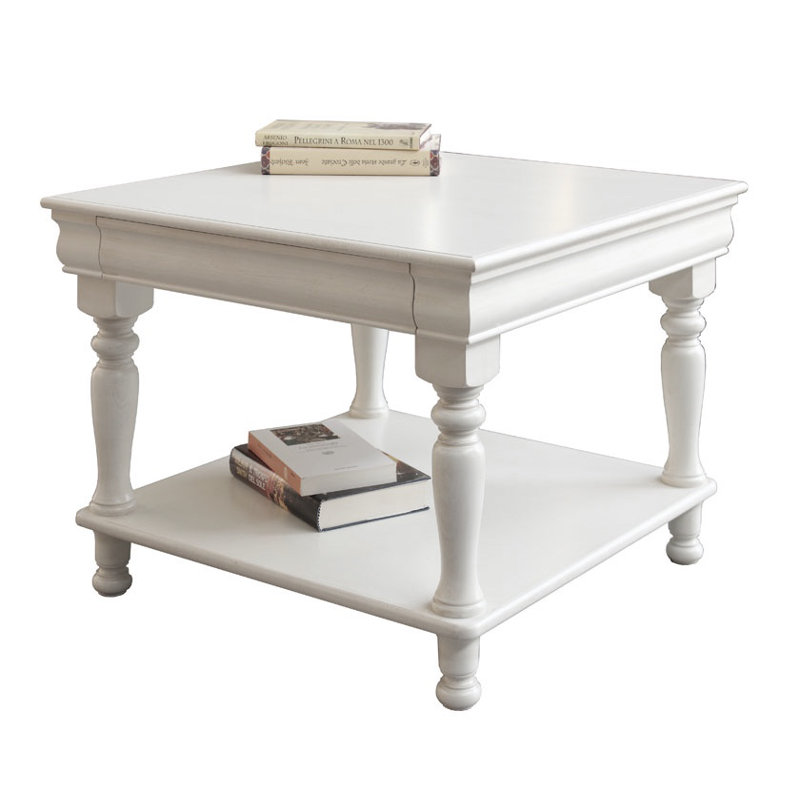 Dilbagh End Table, White