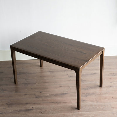 Dark Brown Solid Dining Table For Dining Room/Kitchen