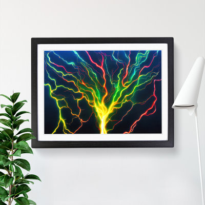 XH1022-3005X Electricity Art Painting Vol.3 - Single Picture Frame Print