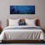 Art mural tropical, océan serein contemporain-508447855