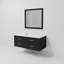Meuble-lavabo simple l 48 po x P 22 po et miroir 43 po Castor-104830987-104785248