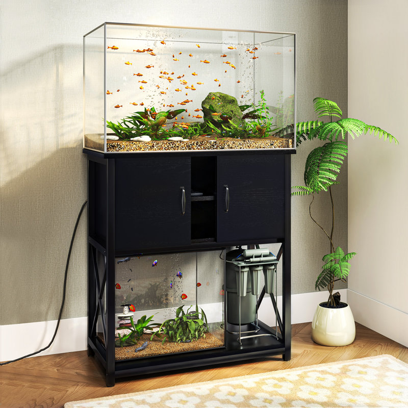 Godinne Wood Aquarium Stand, 20 Gallon ( 31" H x 29" W x 26.5" D)