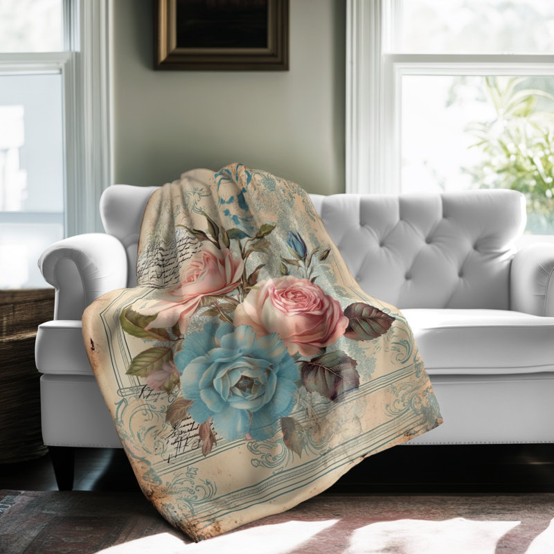 Couverture Bloom Bliss, Grand lit