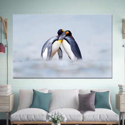 Modern Animal Decor Printed Canvas Artwork - Elegant Wall Art,1P Wrapped Canvas