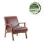 Faux Leather Armchair