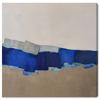 Impression sur toile, "Méandre", impression sur toile par Art Remedy, 20 x 20