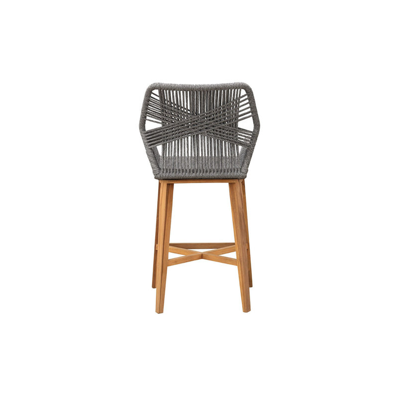Ensemble de 2 tabourets de bar Beverly, Gris, 30"