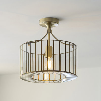 Clear Glass Flush Mount