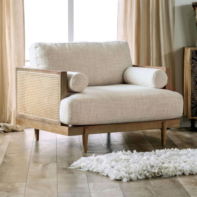 Chaise Mid-Century moderne, Chêne clair