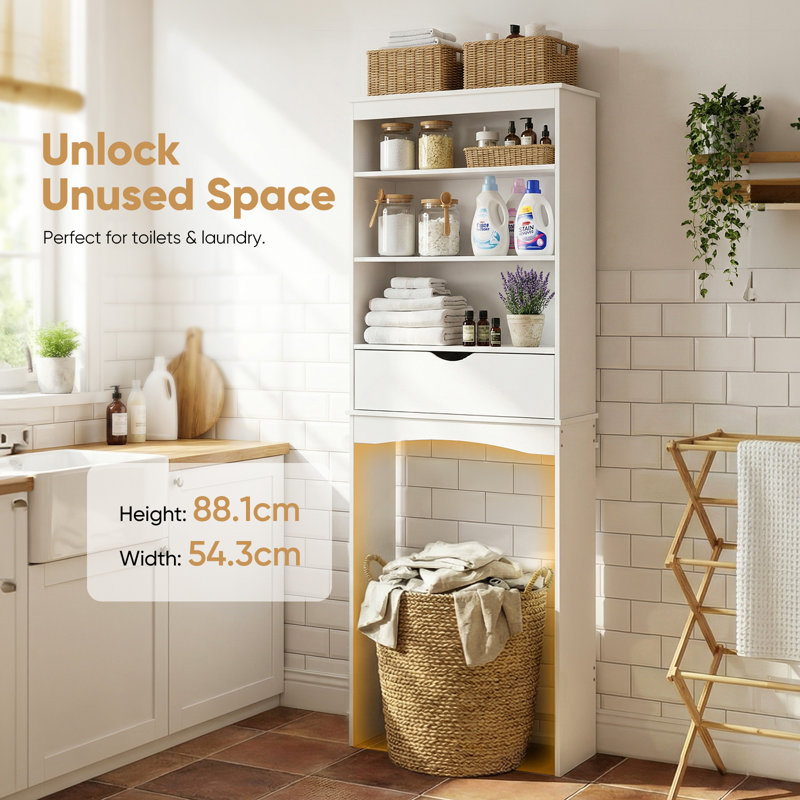 Over The Toilet Storage