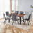 Upholstered Fabric Dining Chair-1545236634