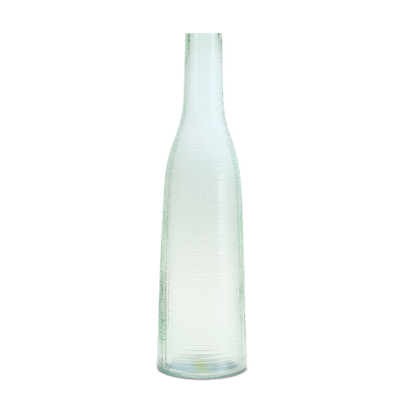 Glass Table Vase, 16.75" H x 4.75" W x 4.75" D