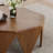 Octagonal Wood Veneer Coffee Table – Sculptural Geometric Center Table For Living Room