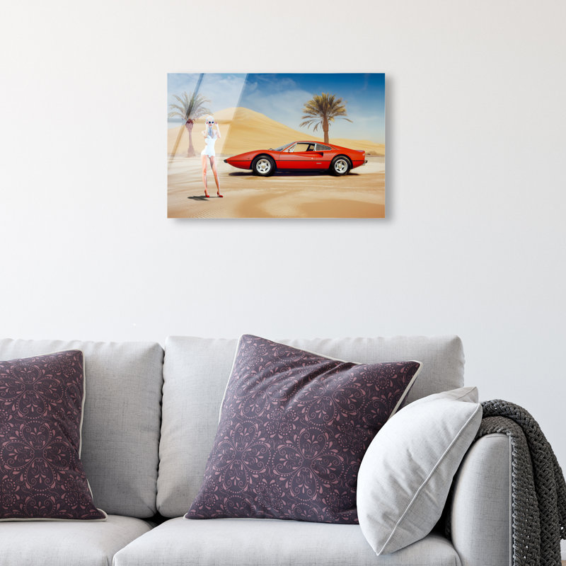 Perfect Place to Tan Canvas Transportation Print by Oliver Gal, 10"H x 15"W, High-Gloss Acrylic Print