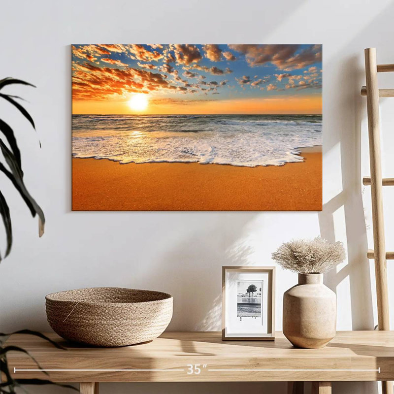 Gillard Ocean Waves Sunrise, H 16 po x l 24 po