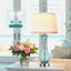 Ensemble de 2 lampes de table en verre Coastal