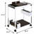 -Brown Drink Serving Cart - 2 Open Compartments For Beverages, Removable Wooden Tray, Wine Bottle Rack, Stemware Shelf In And Brown Style Arranging Kitchenware, Tableware Beverageware, Detachable