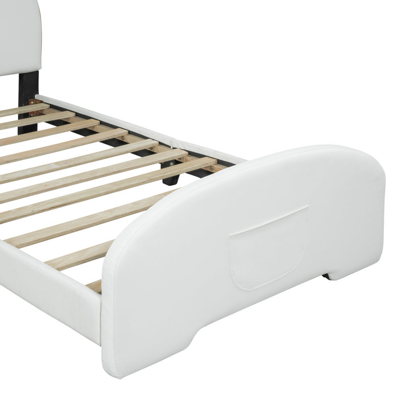 Lit pour enfants Lemonte, Blanc