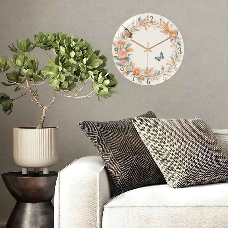 Horloge murale 12 po