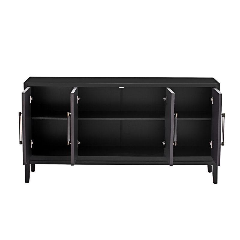 Buffet à quatre portes, Noir