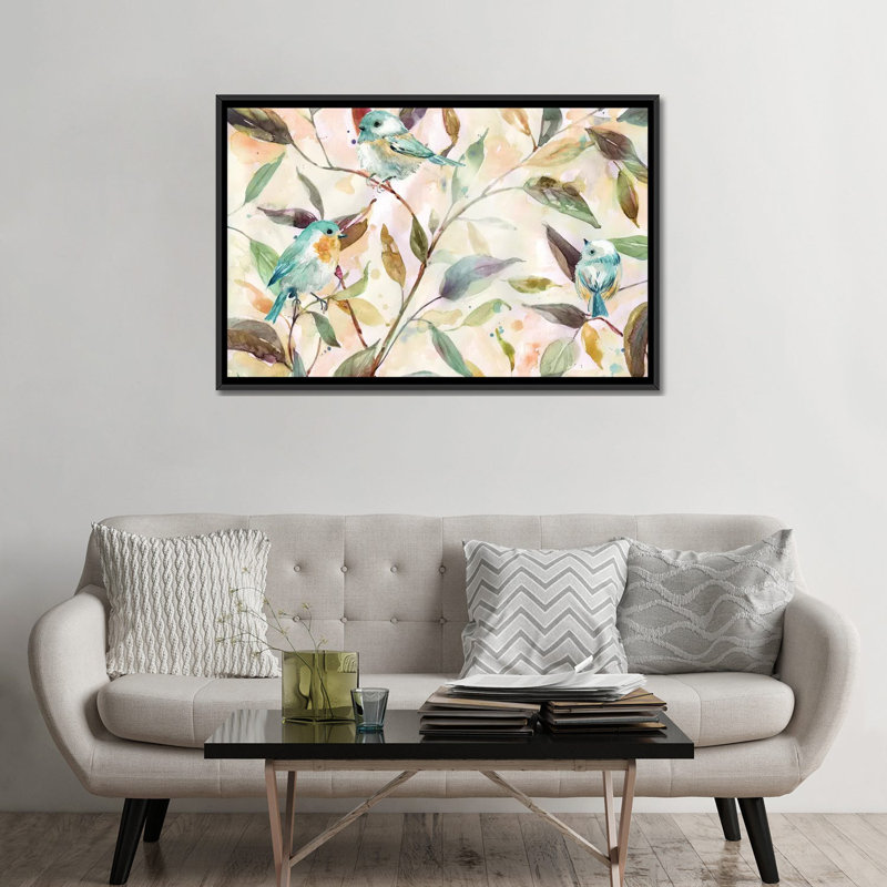 «Sunlight Sanctuary» par Carol Robinson, reproduction sur toile, H 32 po x l 48 po x 1,5 po, Toile avec cadre noir