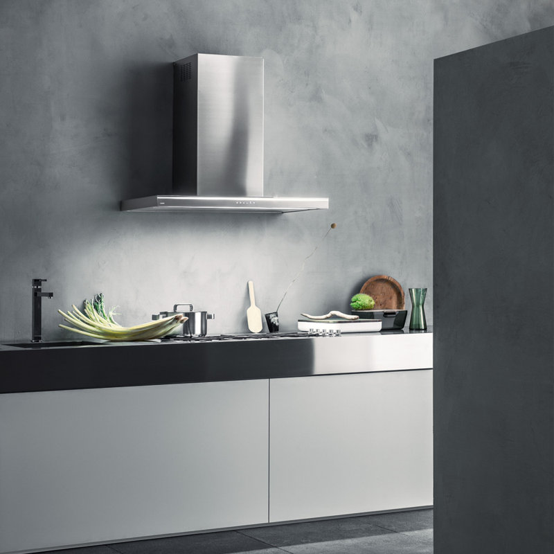 Falmec 36" Stainless Steel 500 CFM Ducted (Vented) Wall Range Hood with Charcoal Filter