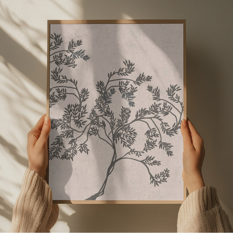 Delicate Olive Branches by Josie George — Botanical Wall Art, Size, Frame Color, Format