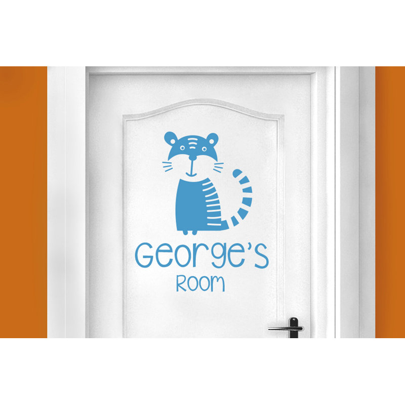 Animals Wall Decal, Blue