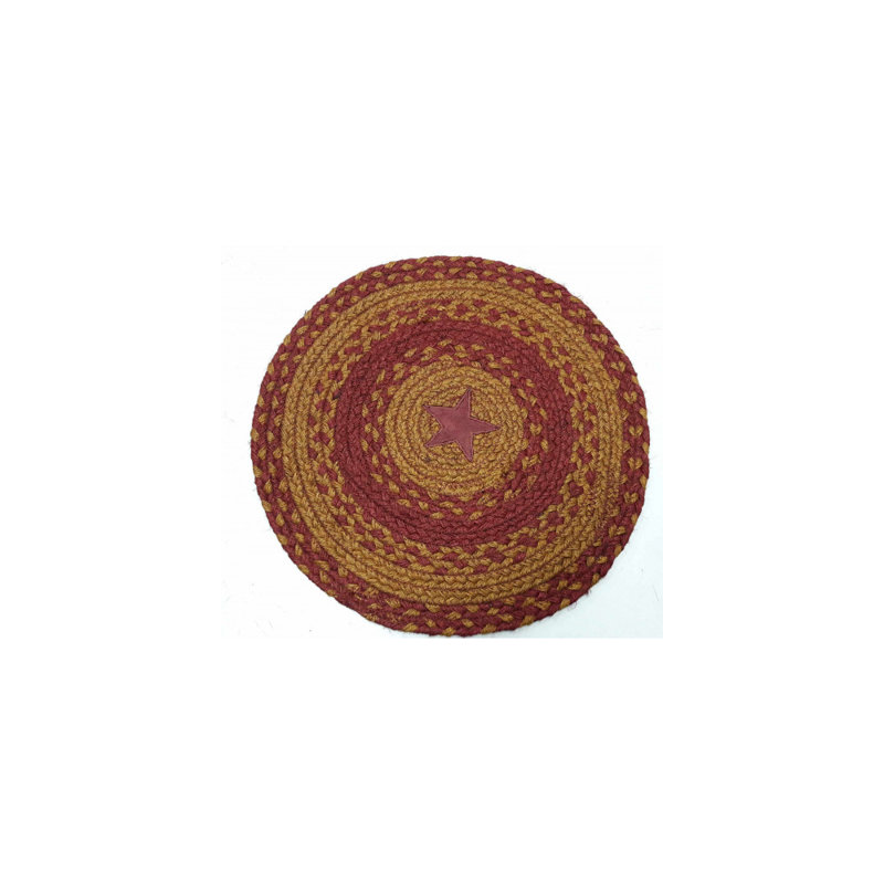 Outdoor 0.5'' Dining Chair Chair Pad, Red