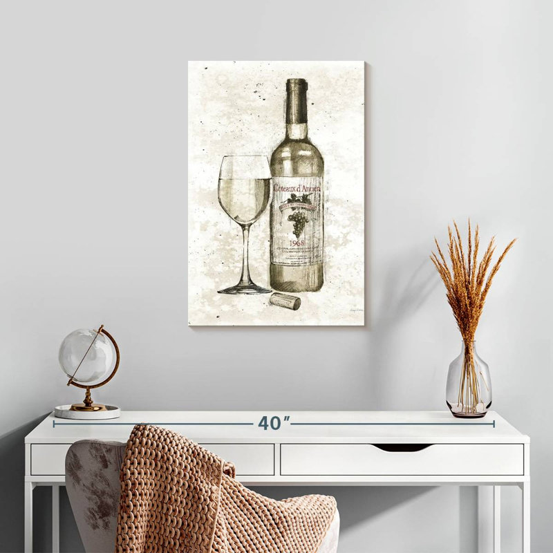 Yarlin Pencil Wine II, H 24 po x l 16 po