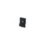Heurtoir de porte moderne F8AA9CC1193444148DE89C7F83BBFE57, homologué UL, laiton massif peint en noir