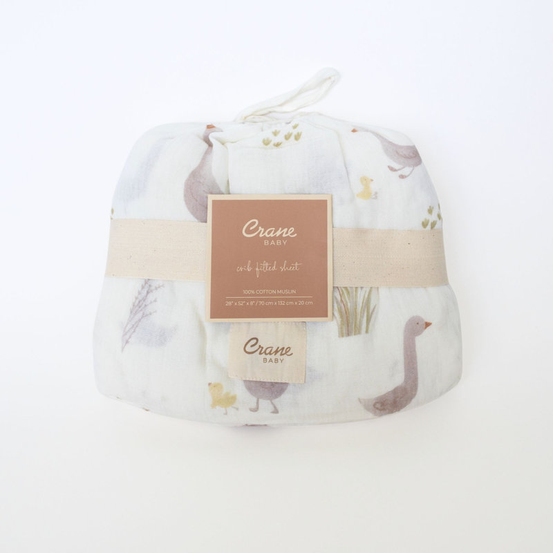 Goose Crib Fitted Sheet