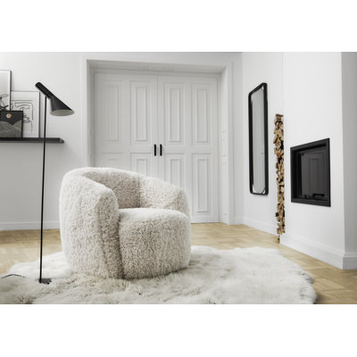 Caicedo 85cm Wide Tufted Yes Barrel Chair