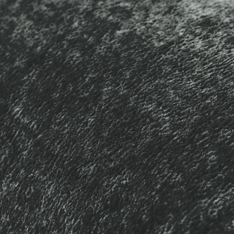 Repose-pieds en velours, Black