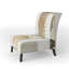 Fauteuil de chambre abstrait tapissier abstrait I