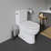 Duravit No.1 Single Flush Left Lever Toilet Tank