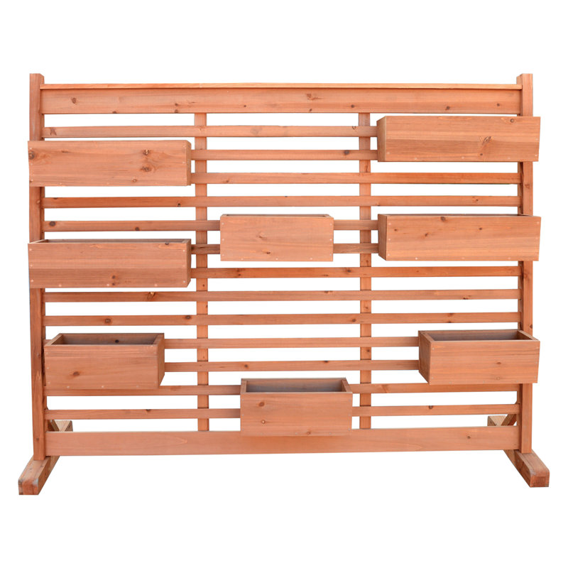 Jardin vertical en bois