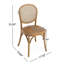 Chaises de salle à manger brun clair (ensemble de 2)-221253796