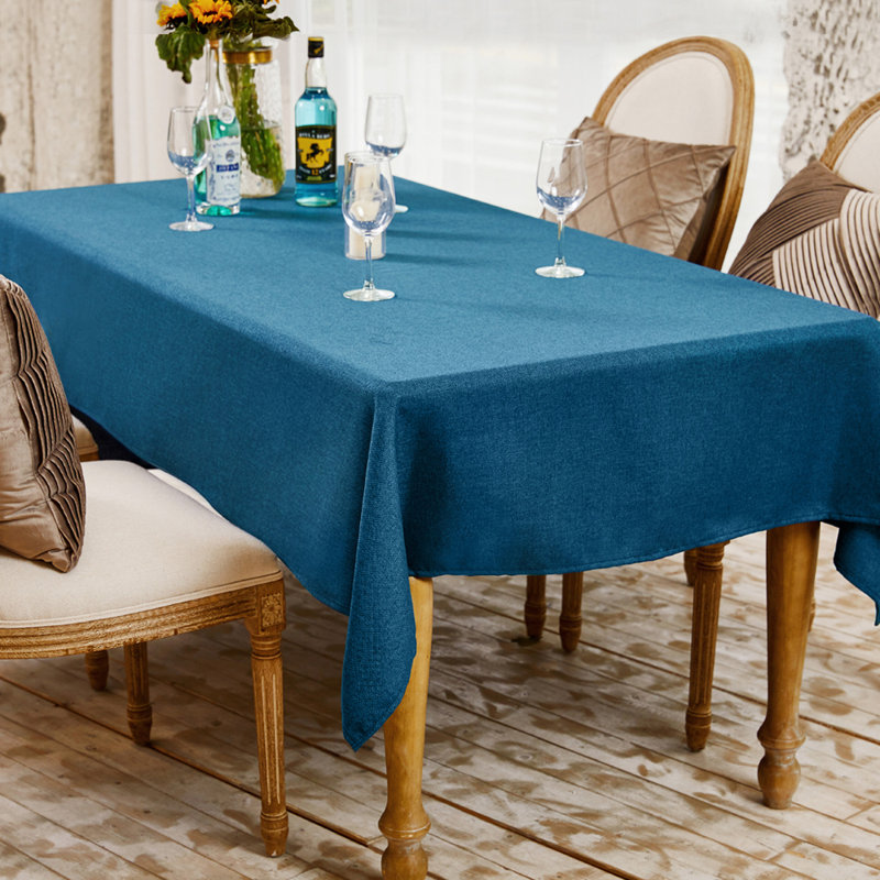 Janssen Wedding Tablecloth, Navy, 57" x 120"