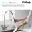 KRAUS Britt Single Handle Commercial Style Kitchen Faucet-98373827-98373820