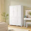 Wardrobe Closet With 3 Drawers And Mirrior-1115317440