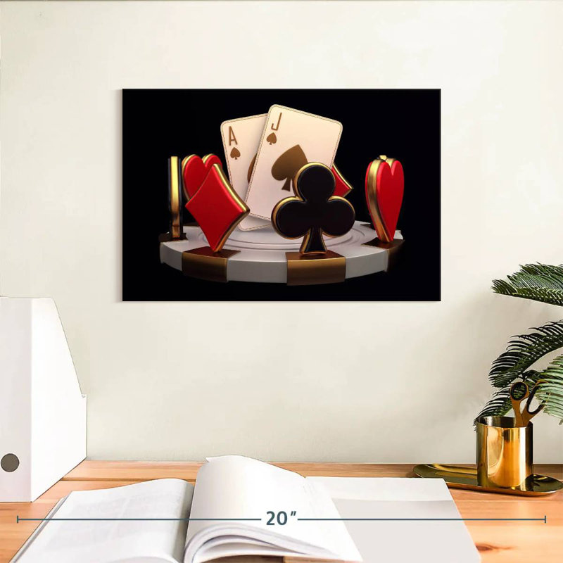Senne Blackjack Concept, 8" H x 12" W