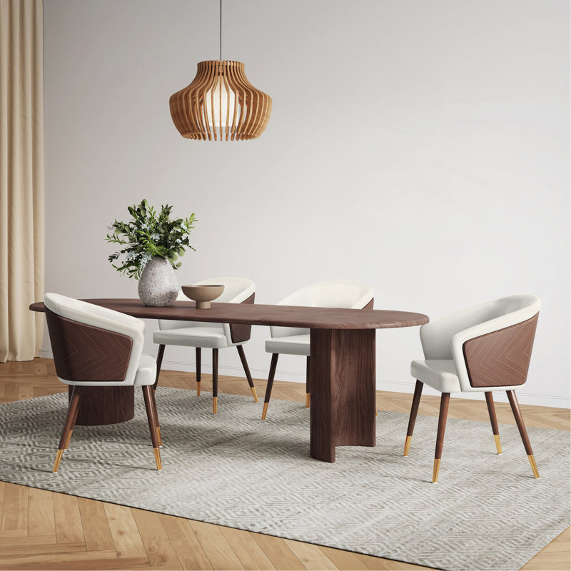 Chaise de salle à manger crème