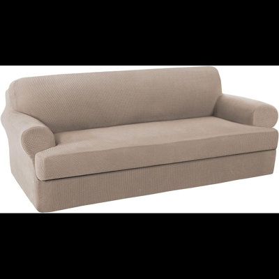 Box Cushion Wingback Slipcover
