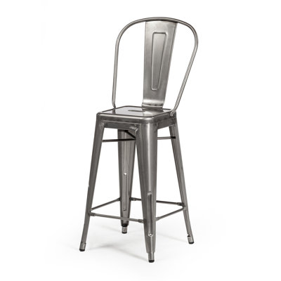 Cazzie Counter Stool with Metal Frame