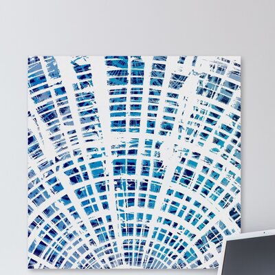 Blue Outstretching' Painting Print on Wrapped Canvas -  Marmont Hill, MH-CUSCOLOR-26-C-48