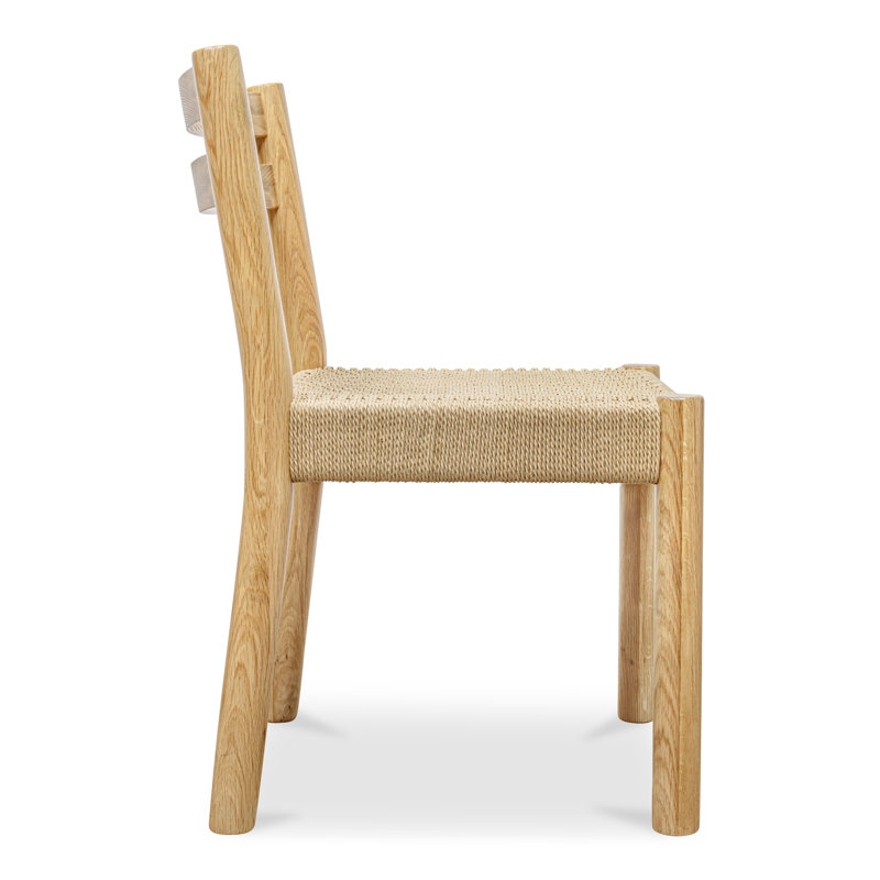 Finn Solid Wood Dining Chair, Natural